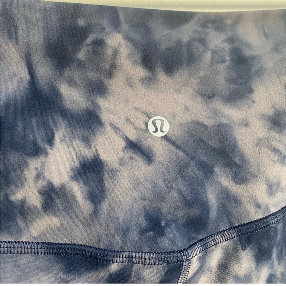 Lululemon Diamond Dye Lunar Rock True Navy Align High-Rise Pant 28" Size 20 - Picture 4 of 5